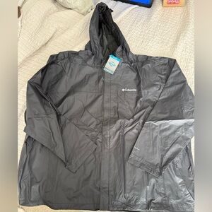 Men’s, Columbia rain coat, 4X, NWT